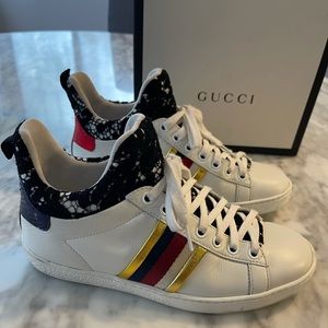 Authentic Gucci Sneakers Lace Ayers Sylvie Web size 35